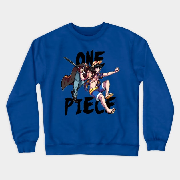 One Piece during Dressrosa Crewneck Sweatshirt by shikicraig